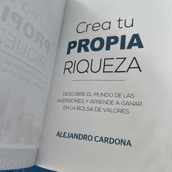 Book , Crea Tu Propia Riqueza , Alejandro Cardona , Like NEW - Picture 11 of 13
